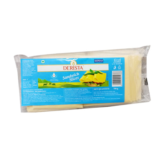 Derista Sandwich Analogue Cheese slice (52 pcs), 780 gm