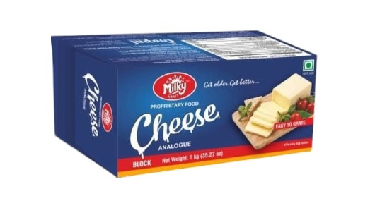 Milky Kraft Analogue Cheese Block, 1 kg